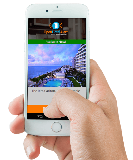 Receive an alert when sold out hotels become available